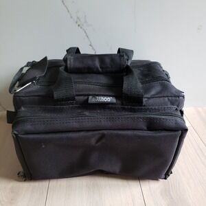 Bulldog Deluxe Range Bag Black Shooting w/ Strap 13"x7"x7" Nylon New BD910